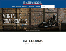 Tablet Screenshot of exhivicol.com